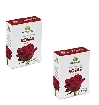 2x Fertilizante Para Rosas Vitaplan 150g