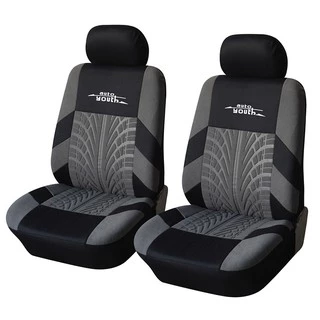 AUTOYOUTH 4PC Venda A Quente Capas De Assento Dianteiro De Carro Pneus Projeto De Pista Universal Fit