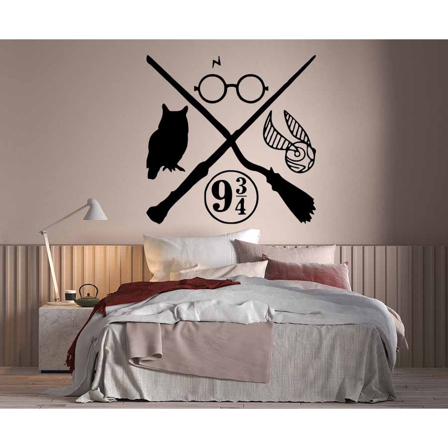 Adesivo Decorativo Frases Feitiços Magia Harry Potter