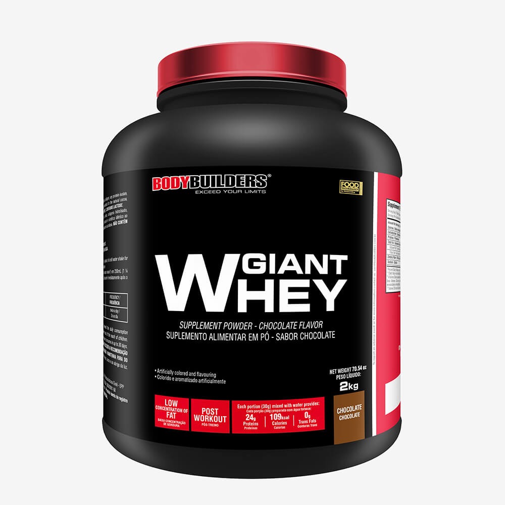 Giant Whey 2kg (Pote) Chocolate – Bodybuilders