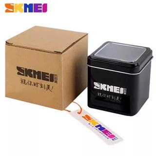 Caixa De Relógio Skmei Original De Metal Com Caixa Para Presente