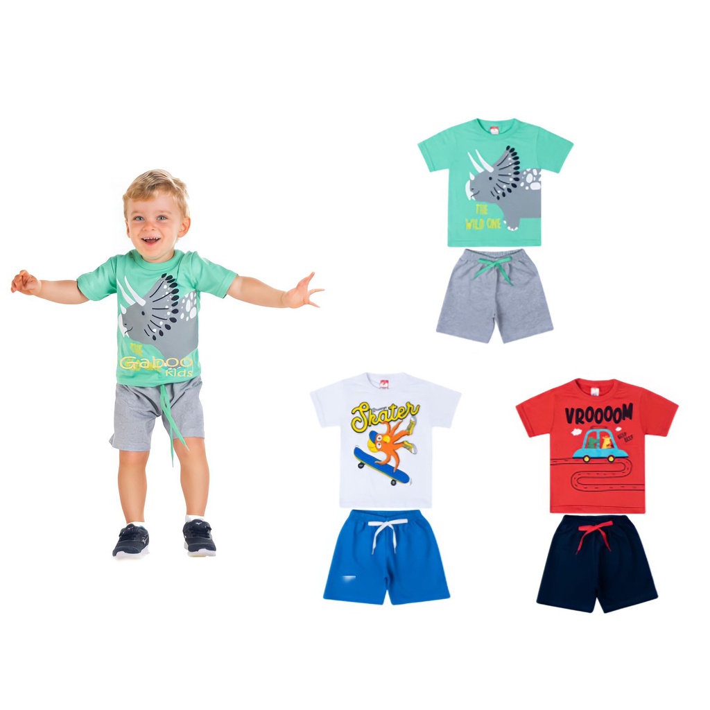 Conjunto infantil discount em promoção