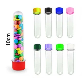 Kit Com 12 Tubetes Tubo De Ensaio Lembrancinha Festas para Balas Docinhos Brinde 10cm