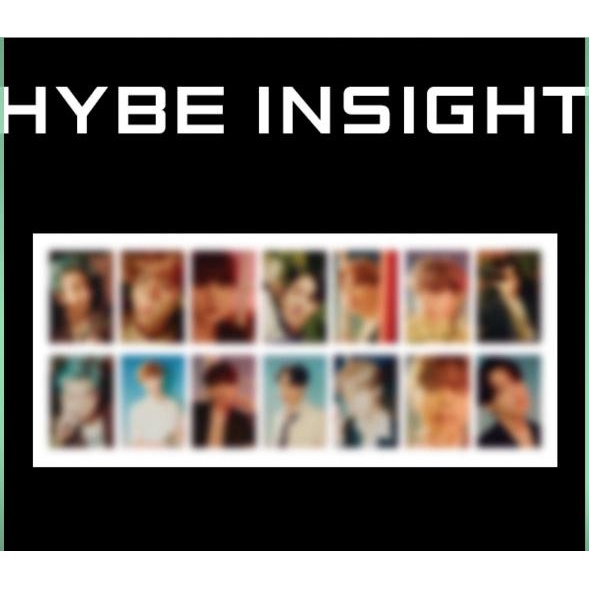 BTS カードセット HYBE INSIGHT HYBE INSIGHT ] BTS Official Photocard Set | Shopee Brasil