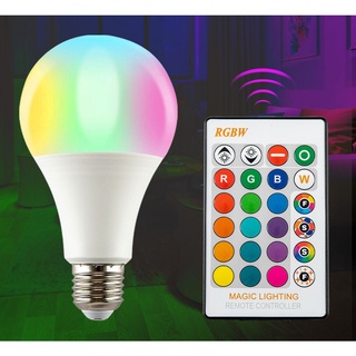 Luz led rgb 3W/5W/7W/10W controle remoto colorido mudança de cor atmosfera decoração ANJGG
