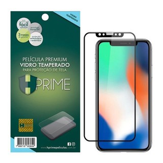 Película Hprime Vidro Colorglass 6d iPhone X / Xs - Preto