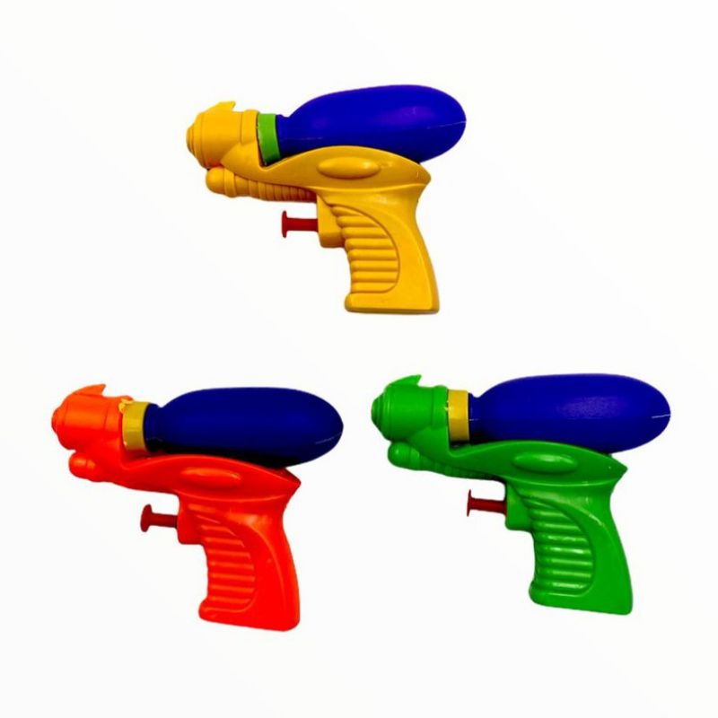 Kit 3 Pistola Arminha Water Gun Lança Água Brinquedo 23cm