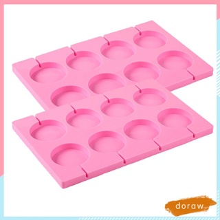 DORA 2 PCS Moldes De Silicone Pirulito 8 Buracos Bakeware Doces Ferramenta De Cozimento Molde Em Forma De Bola
