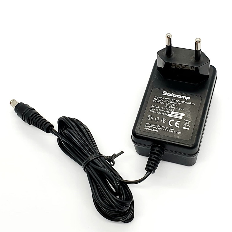 Fonte salcomp Fontes Chaveada uso geral, carregador 12v 1.5a | Shopee ...