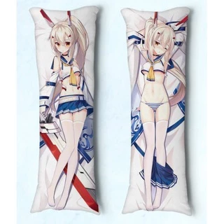 Travesseiro de Abraçar Body Pillow Dakimakura Tam 90X30 Anime Azur Lane Kawakaze