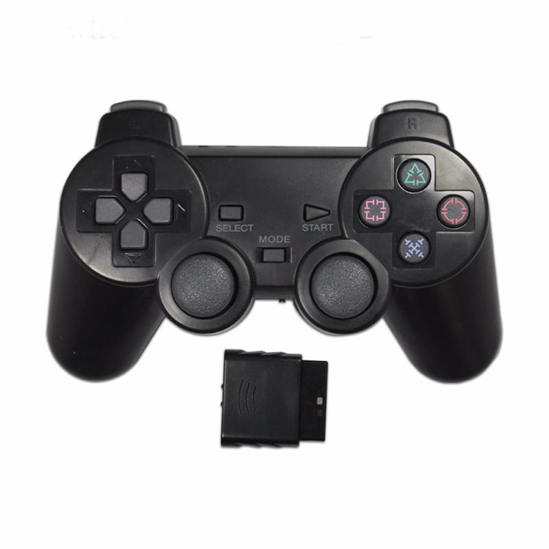 2.4G Controlador Sem Fio Para Sony PS2 2 Transparente Cor Gamepad Playstation Console Joystick Joypad Dualshock Acess rios