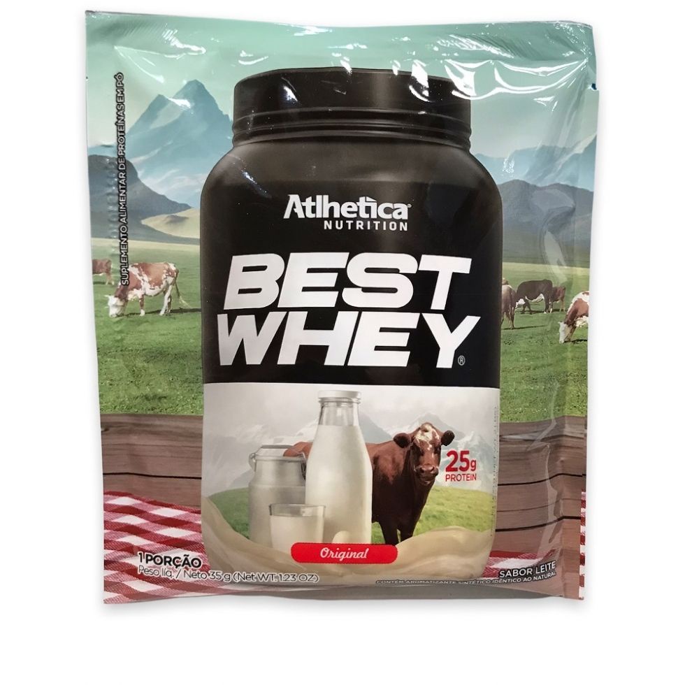 Best Whey Sachê (35g) – Atlhetica Nutrition – Original