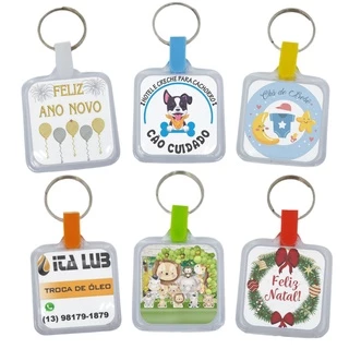 100 Chaveiros Porta Foto Acrílico Lembrancinha - Leka Plas em Oferta na Shopee