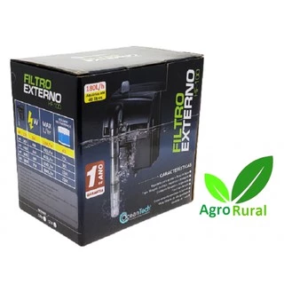 Filtro Externo Hang On de Cascata Ocean Tech HF-100 180 Lt/h P/ Aquários