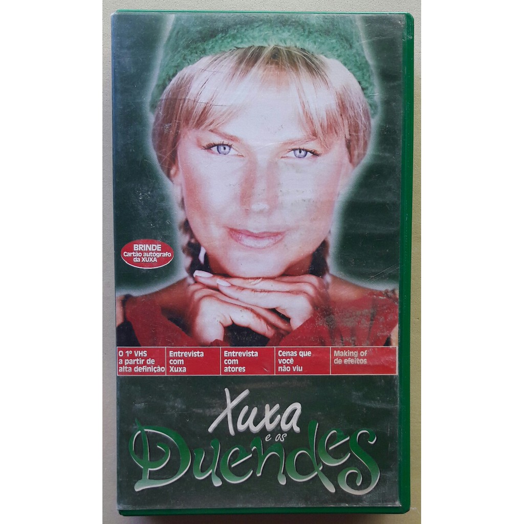 Fita Vhs Xuxa E Os Duendes 2001 Filme | Shopee Brasil