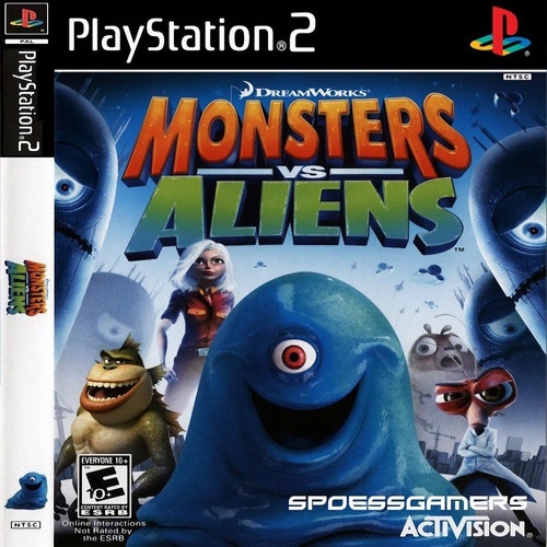 Gameteczone Jogo PS2 Monsters VS Aliens - Activision - São Paulo SP -  Gameteczone a melhor loja de Games e Assistência Técnica do Brasil em SP