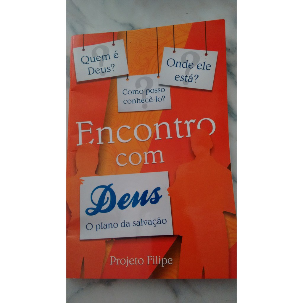 Livro Encontro com Deus - O Plano da Salvação - Projeto Filipe | Shopee ...