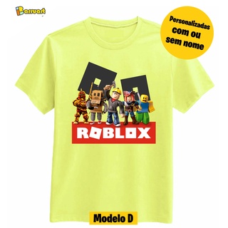 Camisa Temática Infantil Masculino Amarelo Roblox - Compra Online