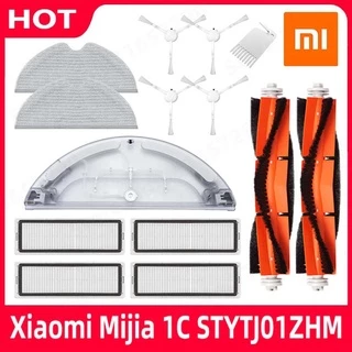 Xiaomi Mijia 1C STYTJ01ZHM Acessórios Do Lado Principal Escova De Água Tanque Mop Kit De Peças De Filtro De Pano HEPA Robô Aspirador De Pó Reposição