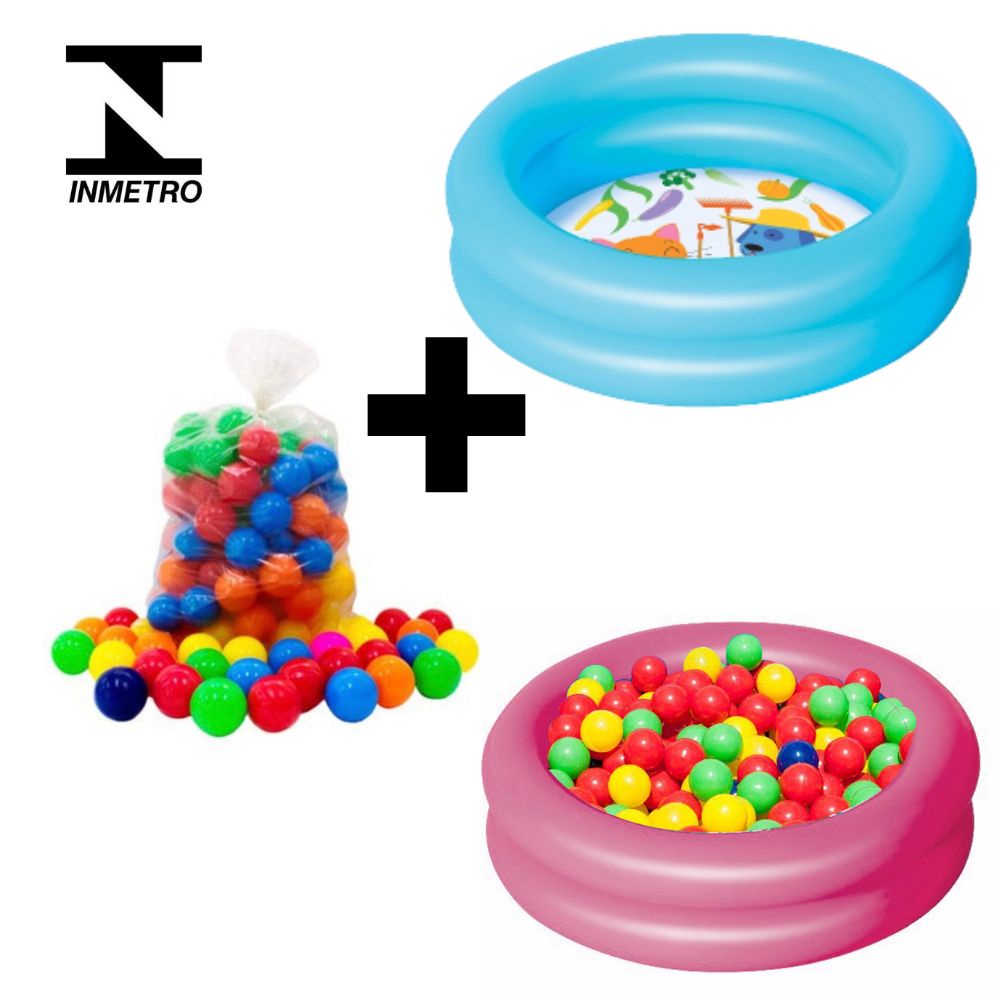 Brinquedo Infantil Pacote Bolinhas Coloridas Para Piscina De Bolinha / 50  Unidades : : Brinquedos e Jogos