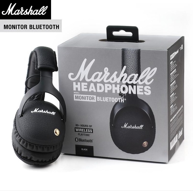 Marshall Fone De Ouvido Com Fio Bluetooth Monitor Remoto/Graves