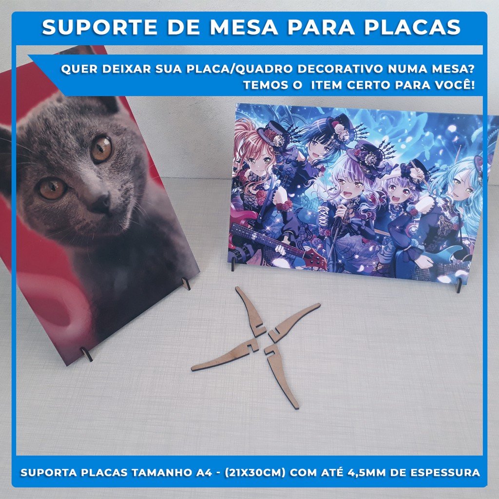 Suporte de mesa para quadros decorativos em mdf, suporte de mesa para ...