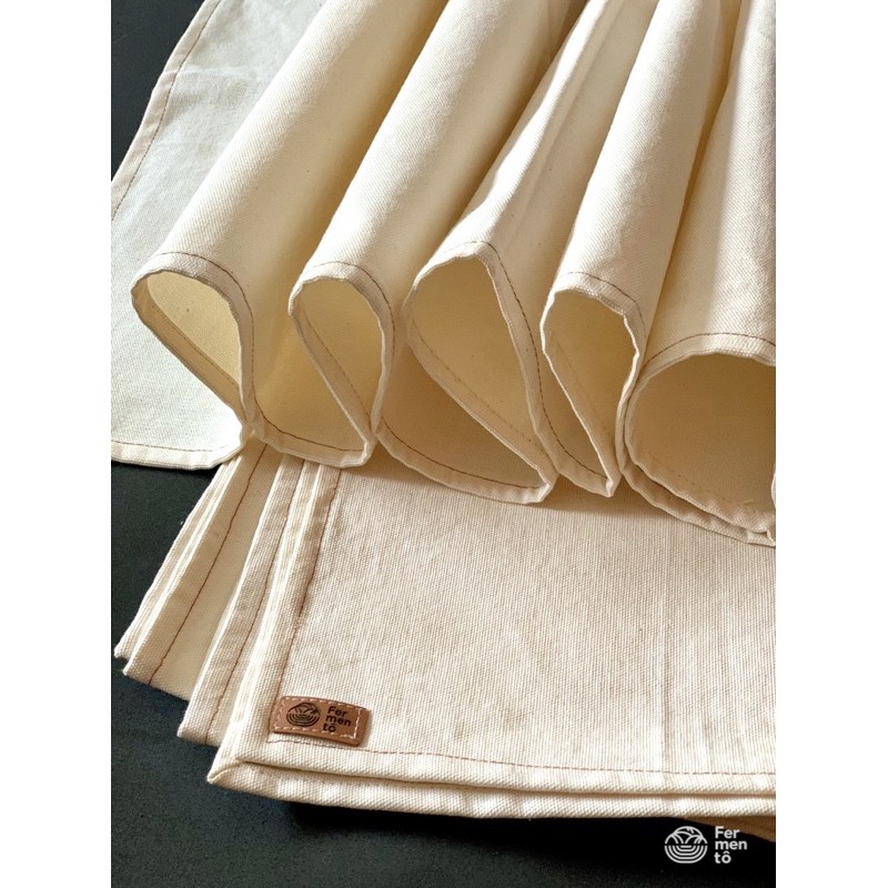 Lona Couche para fermentação de pão em linho 100% algodão 46 x 150 cm