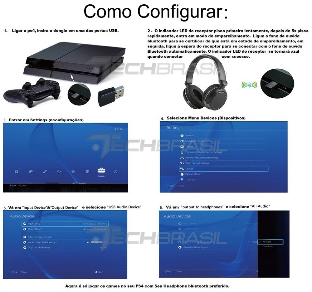 Dispositivo bluetooth ps4 shops