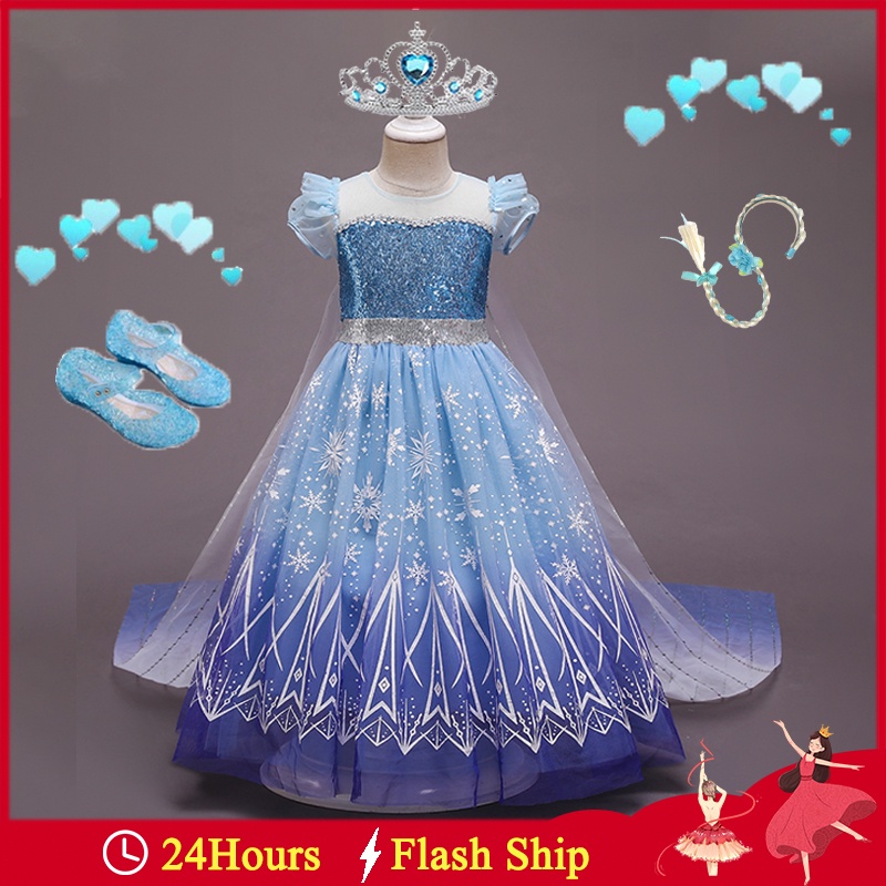 Vestido vestido best sale da frozen