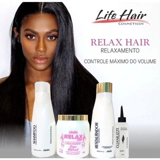 Kit Relaxamento Lithium Life Hair 4 Produtos original