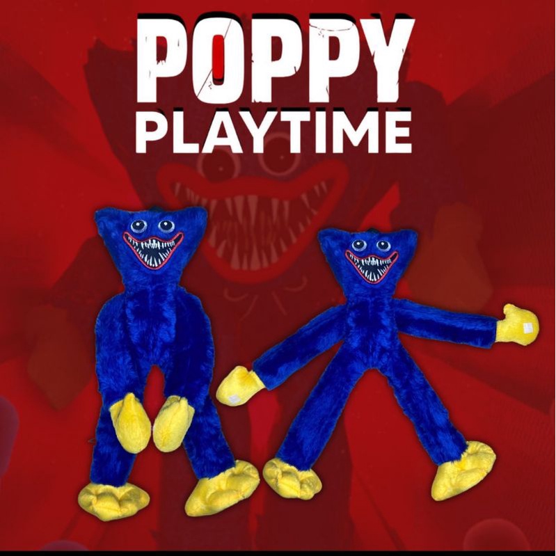 Huggy Wuggy Brasil Pelucia Azul Boneco Playtime Pop Time - Loja