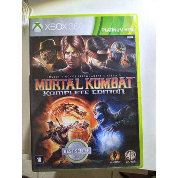Mortal Kombat 9 Xbox 360 Komplete Edition | Shopee Brasil
