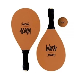 Frescobol de Madeira Laranja Aloha 3700 - Mor