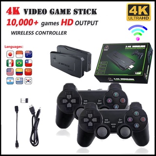 Novo 4k jogos console sem fio usb 3500 clássico jogo vara console