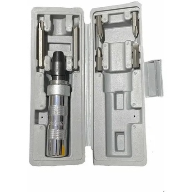 Chave De Impacto Manual Reforçada Com Bits E Estojo