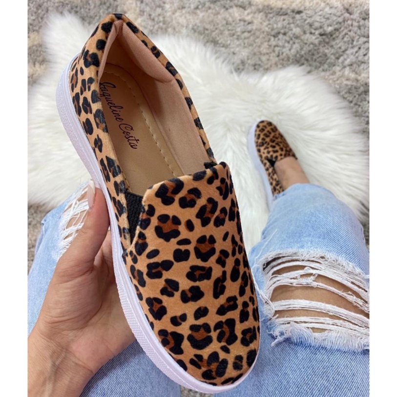 Shop tenis slip on feminino de onça Factory Sale - Main Image