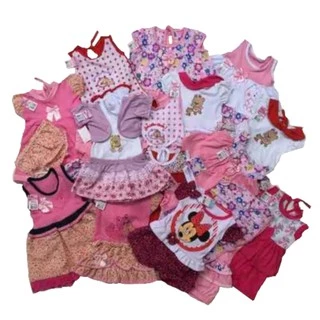 Kit 5 Conjunto bebê menina 2 a 6 meses conjunto infantil atacado