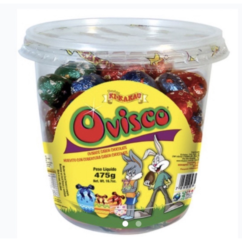 Ovinho Chocolate Ovisco Colorido Ki Kakau C/ 70u 475g