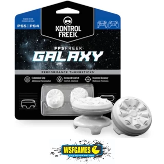 Par de Grips Extensor Fps Galaxy - Branco White - Controle Ps4 / Ps5