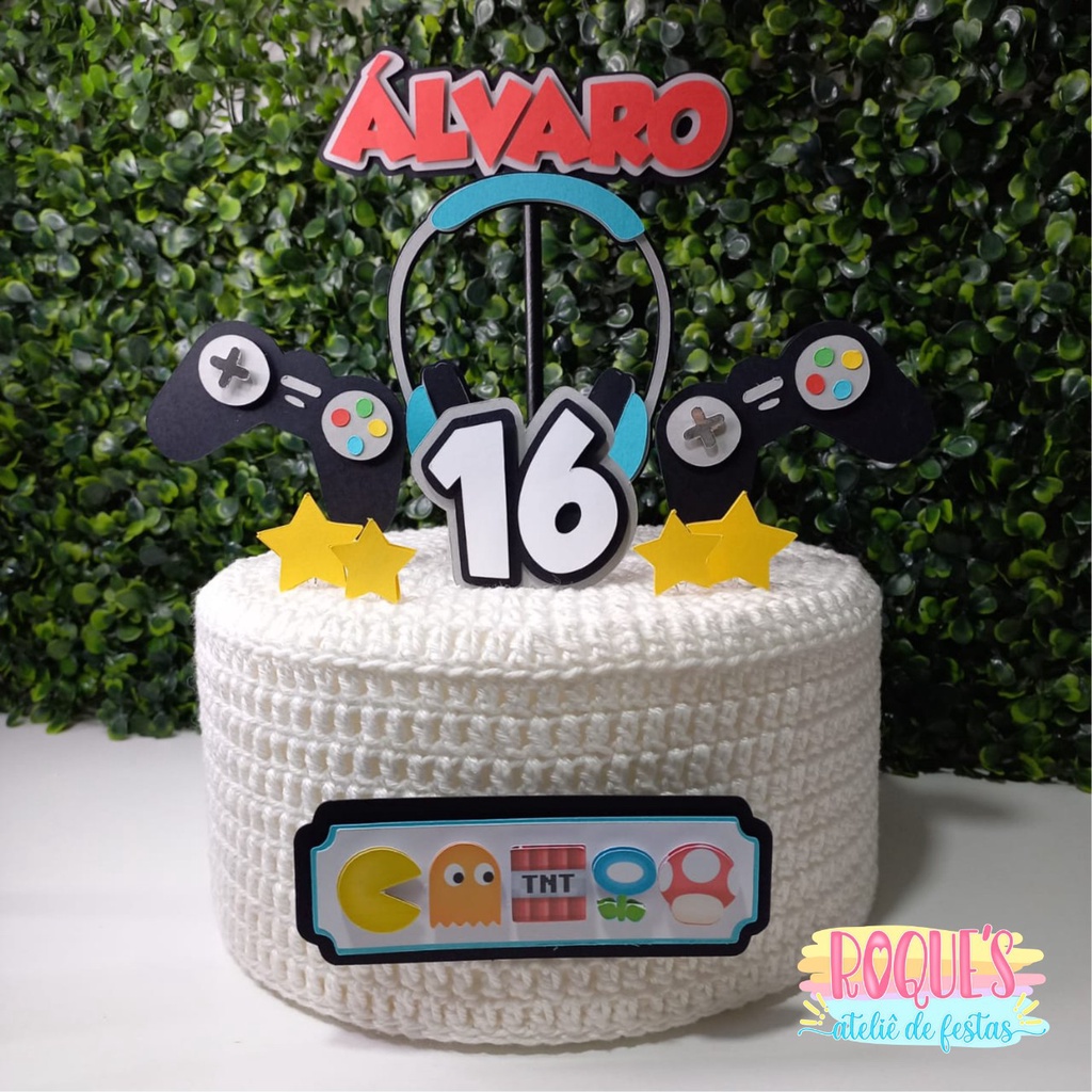 Nome personalizado Topper Do Bolo De Casamento, Gamer Noivo E Topper Do  Bolo De Noiva, Controlador De Video Game, Festa De Jogos, Senhor E Senhora