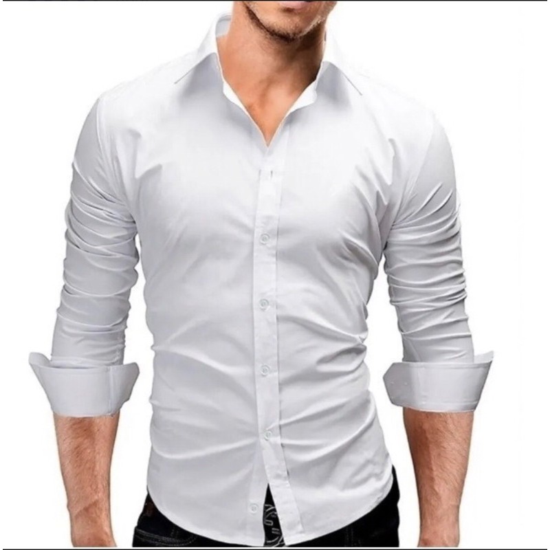 Camisa Branca Masculina em Oferta