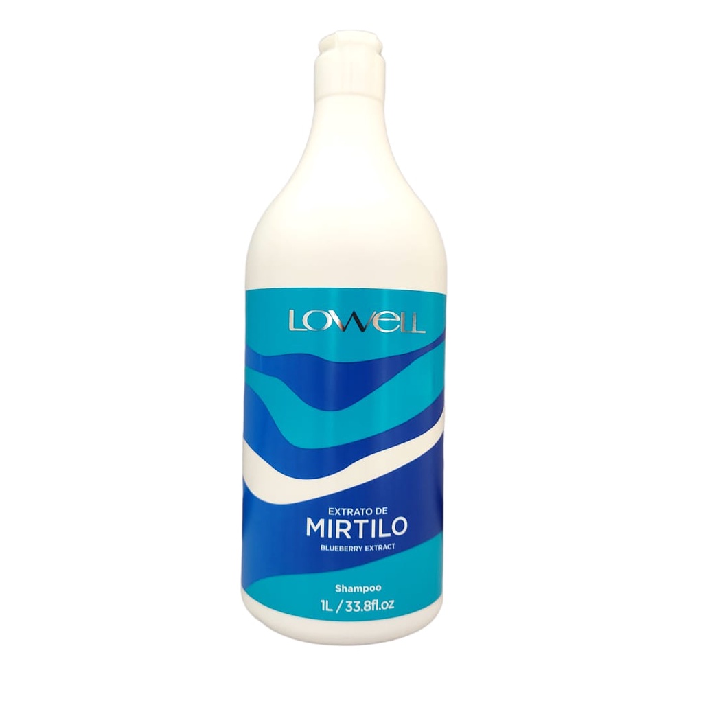 LOWELL Shampoo Mit Blaubeerextrakt – 240 Ml, Mit Mizellar-Öl-Technologie Für Geschütztes, Glänzendes Haar