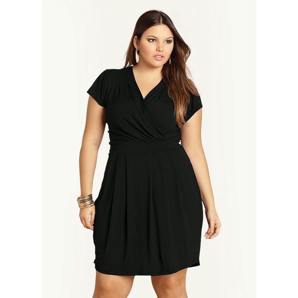 Vestido Curto Vestido Para Cheinha Vestido Preto Gordinha Plus