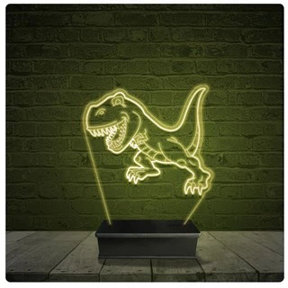 Led Luminária Acrílico Abajur - Dinossauro 09