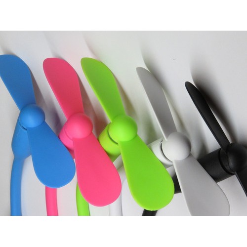 Mini Ventilador USB Para Computador Laptop Portátil Flexível Silencioso