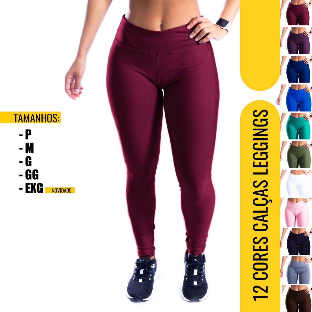 Calça Leg Feminina Personalizada Legging Para Malhar