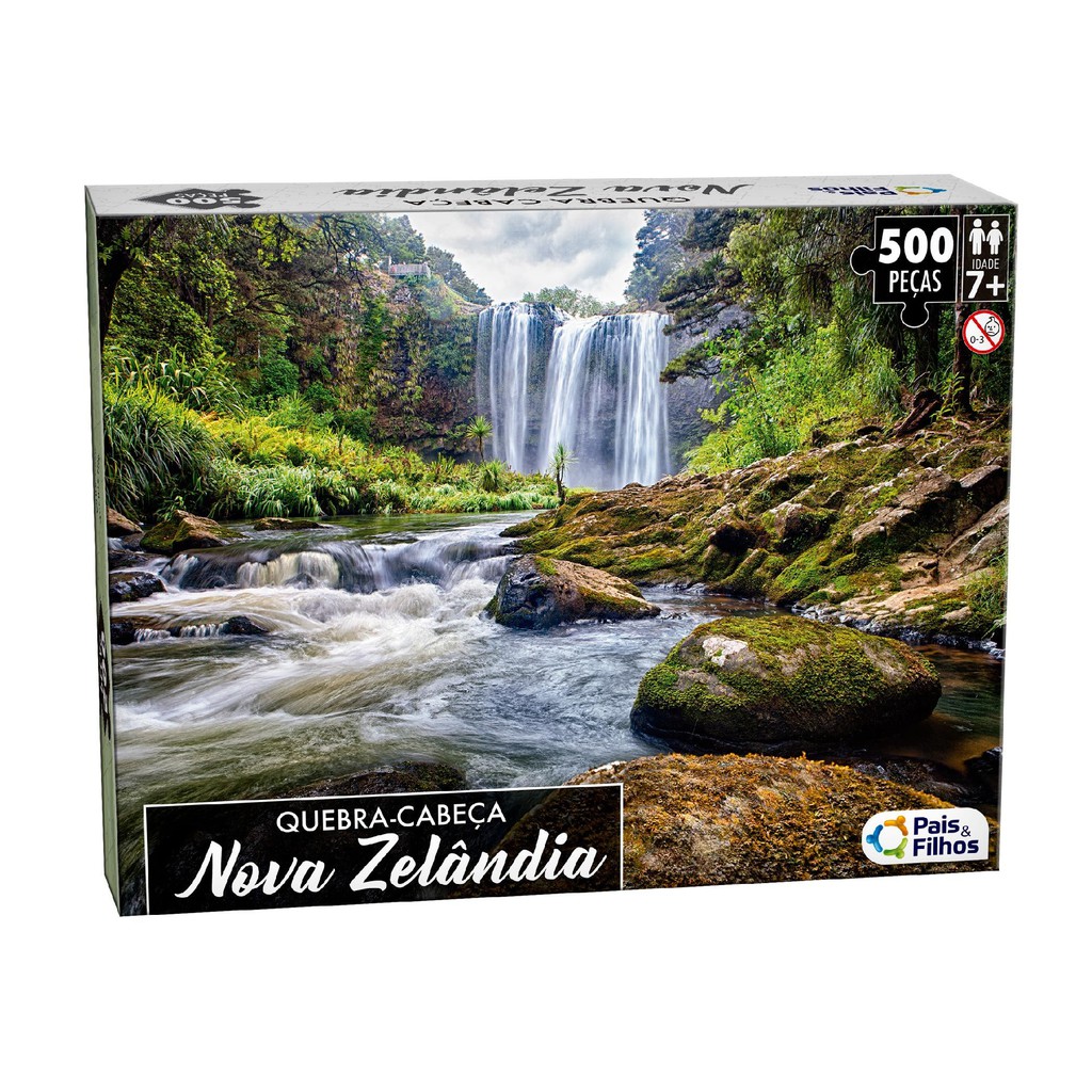 Quebra-cabeca Cartonado Paisagens Deslumbrantes 500PCS em Promoção na  Americanas