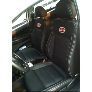 Capa Banco Carro 100% Couro Fiat Grand Siena 2013 2014 2015 2016 2017 2018 2019 2020