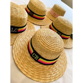 Chapéu Panamá Feminino Personalizado Chapeu de Praia Com Faixa  Personalizada