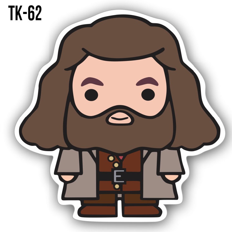 ADESIVO HARRY POTTER - HAGRID STICKER 10X10CM | Shopee Brasil